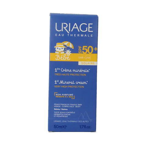 Uriage Bebe 1ere creme minerale SPF50 50 milliliter