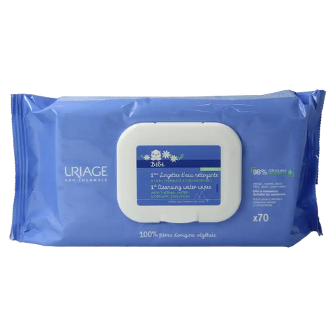 Uriage Bebe 1ere eau lingettes nettoyantes