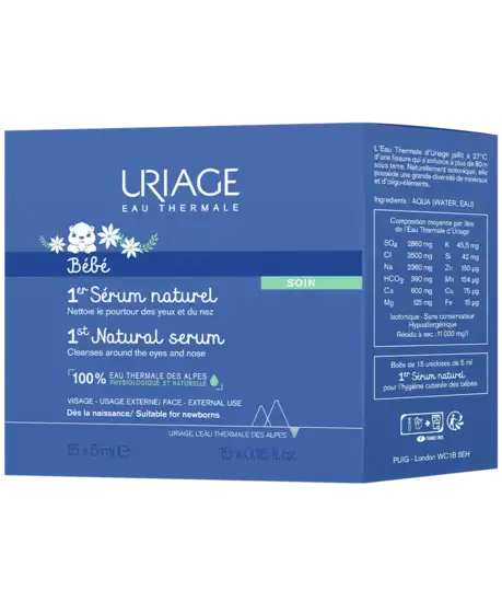 Uriage Bebe 1er serum naturel unidose 5x15ml