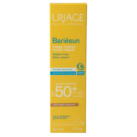 Uriage Sun getinte creme medium SPF50+ 50 milliliter