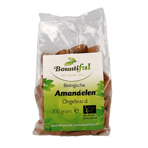 Bountiful Amandelen ongebrand bio 200 gram
