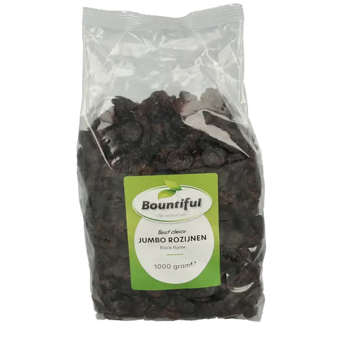 Bountiful Rozijnen jumbo black flame 1 kilogram