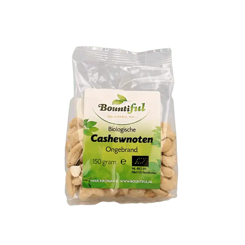 Bountiful Cashewnoten bio 150 gram