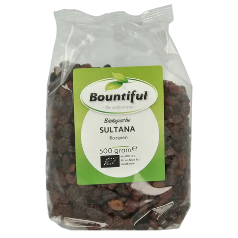 Bountiful Sultana rozijnen bio 500 gram