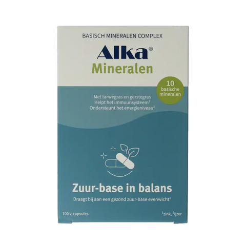 Alka mineralen ontzuren 100 capsules