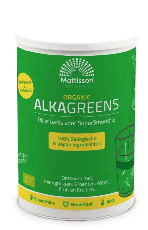 Mattisson Organic Alkagreens poeder bio 300 gram