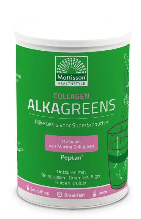 Mattisson Collagen collageen AlkaGreens poeder 300 gram