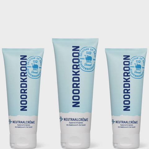 Noordkroon Neutraalcrème hypoallergeen en kalmerend Trio Pack