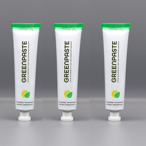 Greenpaste Original Limoen Pepermunt Tandpasta Trio Pack