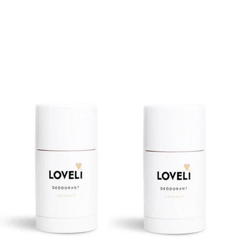 Loveli Deodorant Coconut 75 ml Duo Pack