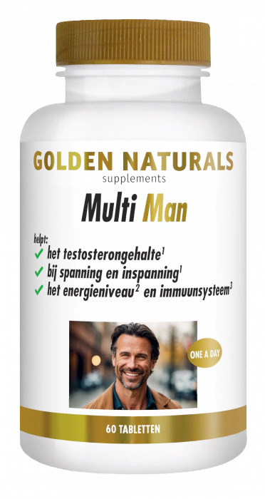 Golden Naturals Multi Man 60 tabletten