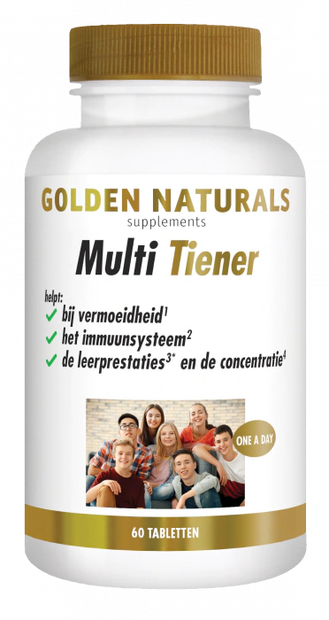 Golden Naturals Multi Tiener 60 tabletten