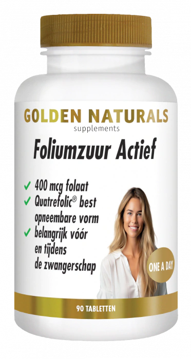Golden Naturals Foliumzuur Actief 90 tabletten