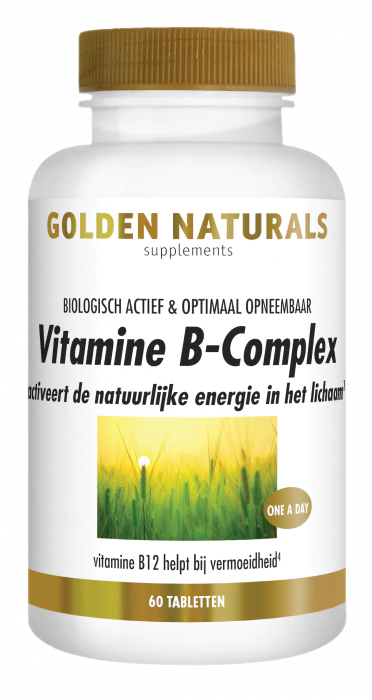 Golden Naturals  Vitamine B-COmplex 60 tabletten