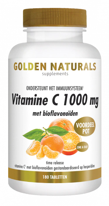 Golden Naturals Vitamine C 1000 mg met bioflavonoïden 60 tabletten