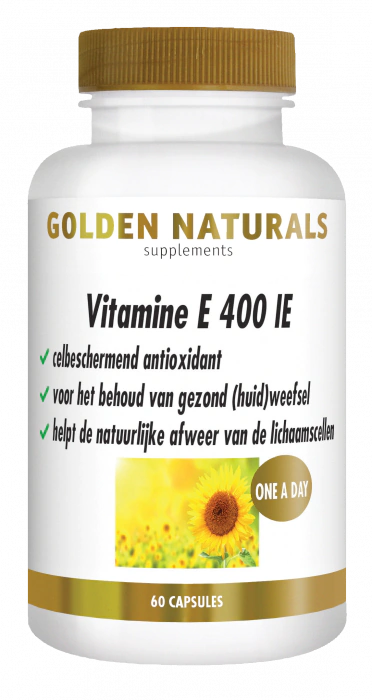 Golden Naturals Vitamine E 400 IE 60 capsules