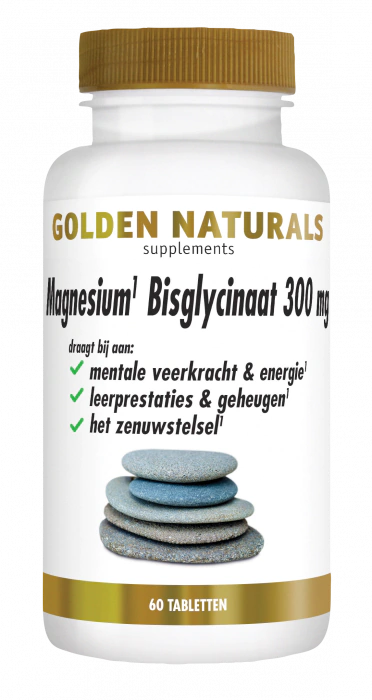 Golden Naturals Magnesium Bisglycinaat 300 mg 180 tabletten