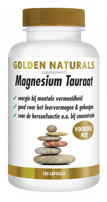 Golden Naturals Magnesium Tauraat 90 capsules