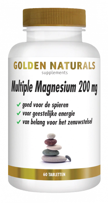 Golden Naturals Multiple Magnesium 200 mg 180 tabletten