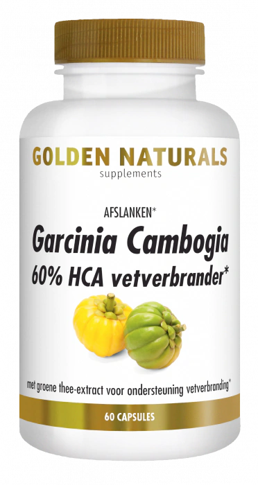 Golden Naturals Garcinia Cambogia 60% HCA vetverbrander 60 capsules