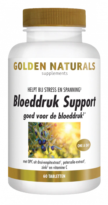 Golden Naturals Bloeddruk Support 60 tabletten