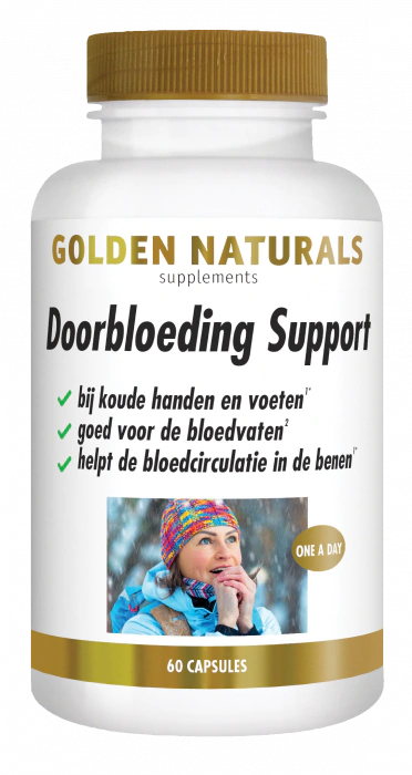 Golden Naturals Doorbloeding Support 60 capsules