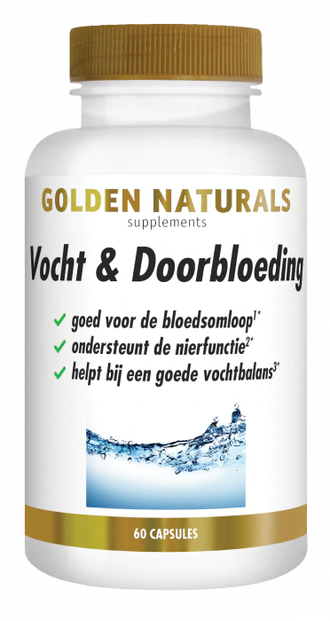 Golden Naturals Vocht & Doorbloeding 60 capsules