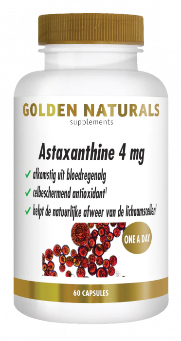 Golden Naturals Astaxanthine 4 mg 60 Capsules