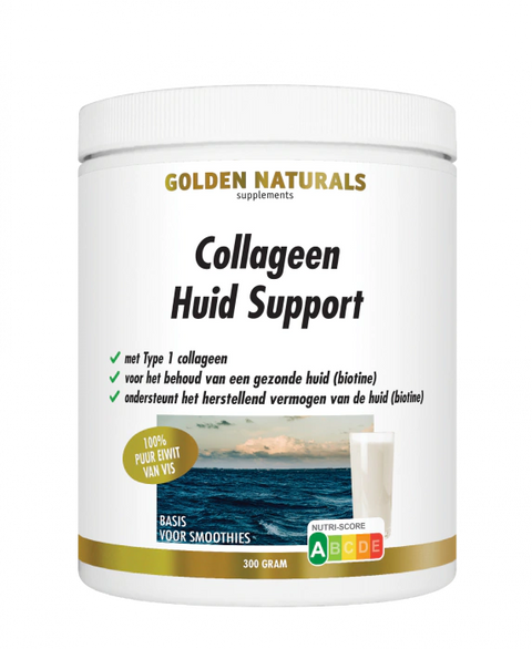Golden Naturals Collageen Huid Support (vis) 300 gram poeder