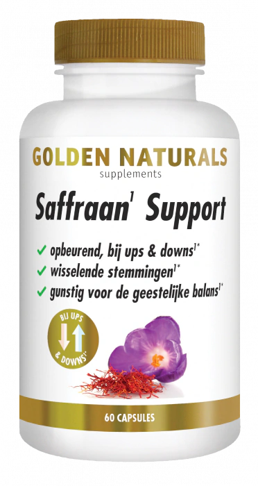 Golden Naturals Saffraan Support 60 capsules