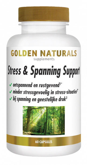 Golden Naturals Stress & Spanning Support 60 capsules