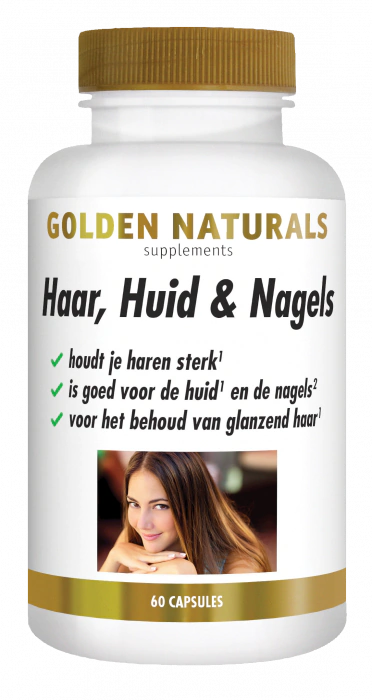Golden Naturals Haar Huid en Nagels 120 capsules
