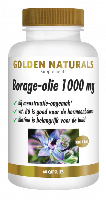 Golden Naturals Borage Olie 1000 mg 60 capsules