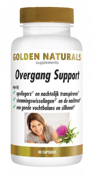 Golden Naturals Overgang Support 30 capsules