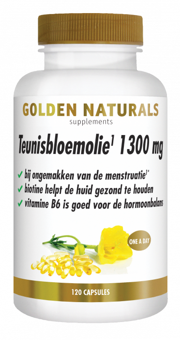 Golden Naturals Teunisbloemolie 1300 mg 120 capsules