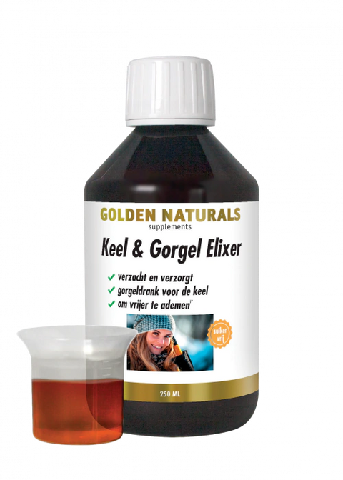 Golden Naturals Keel & Gorgel Elixer 250 ml