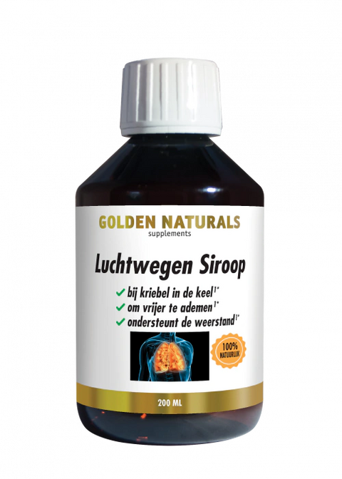 Golden Naturals Luchtwegen Siroop 200 ml