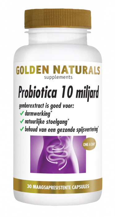 Golden Naturals Probiotica 10 miljard 30 capsules