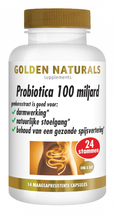 Golden Naturals Probiotica 100 miljard 14 capsules