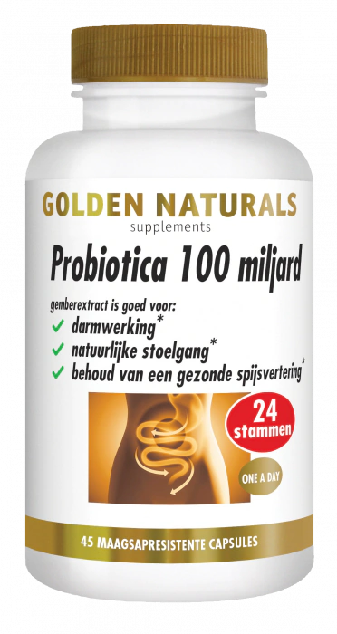 Golden Naturals Probiotica 100 miljard 45 capsules