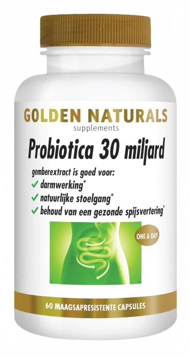 Golden Naturals Probiotica 30 miljard 60 capsules