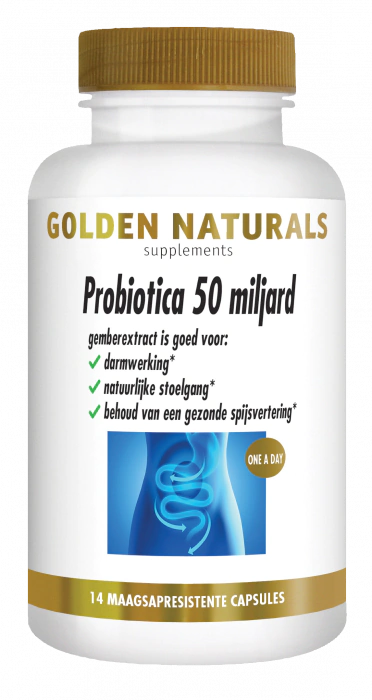 Golden Naturals Probiotica 50 miljard 14 capsules