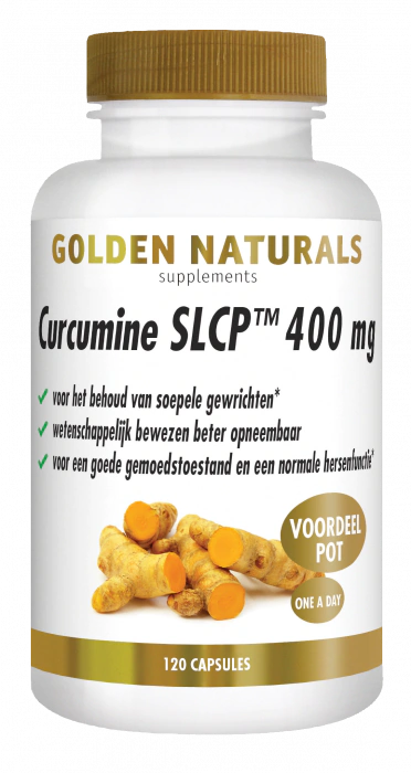 Golden Naturals Curcumine SLCP 400 mg 120 capsules