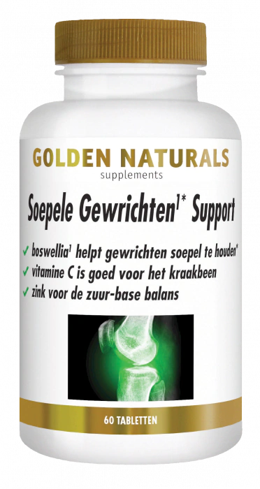 Golden Naturals Soepele Gewrichten Support 60 tabletten
