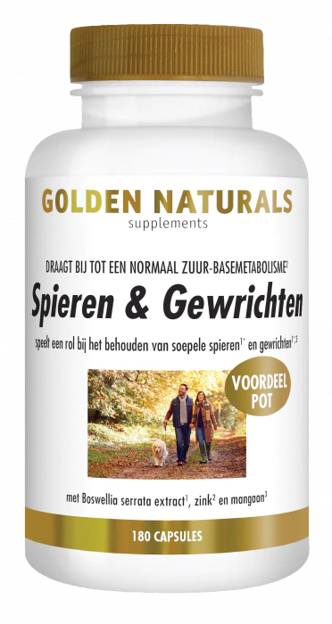 Golden Naturals Golden Naturals Spieren en Gewrichten 180 capsules