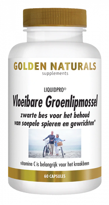 Golden Naturals Vloeibare Groenlipmossel 60 capsules