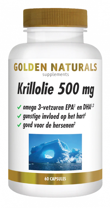 Golden Naturals Krillolie 500 mg 60 capsules