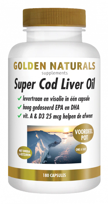 Golden Naturals Super Cod Liver Oil 180 capsules
