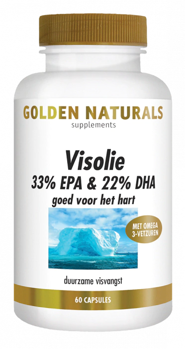 Golden Naturals Visolie 33% EPA & 22% DHA 60 capsules