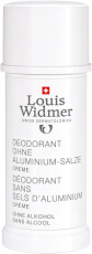 Louis Widmer Deodorant zonder Aluminiumzouten Crème Geparfumeerd 40ml